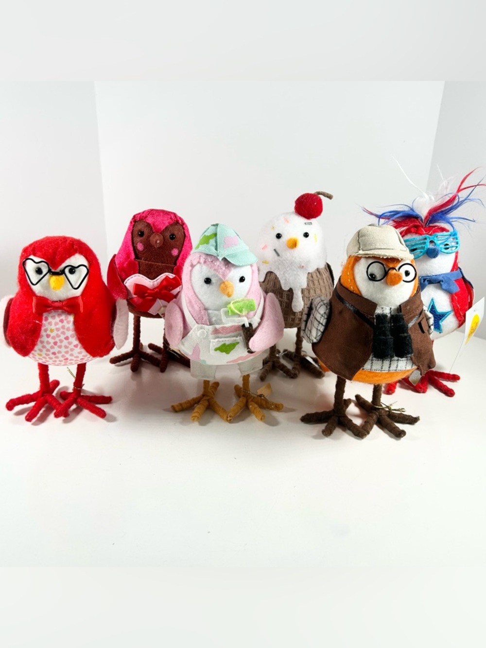 Target Birds Featherly Friends Mixed Lot of 6 Birds